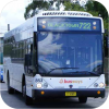 Busways white liveried buses